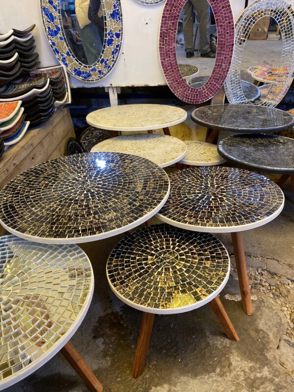 Lot de 3 tables gravées en miroir – Image 2