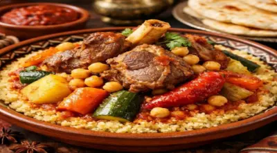 Couscous à l’agneau